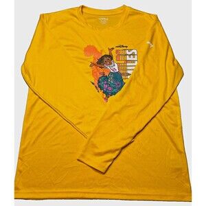 runDisney Mirabel Encanto Performance Long Sleeve Crew Neck T-Shirt M Yellow